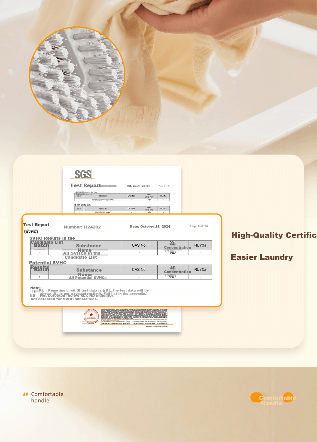 Deli Multifunctional Bed Brush Soft Bristle Sofa Brush Bedroom Household Carpet Cleaning Broom Dust Removal Brush 4