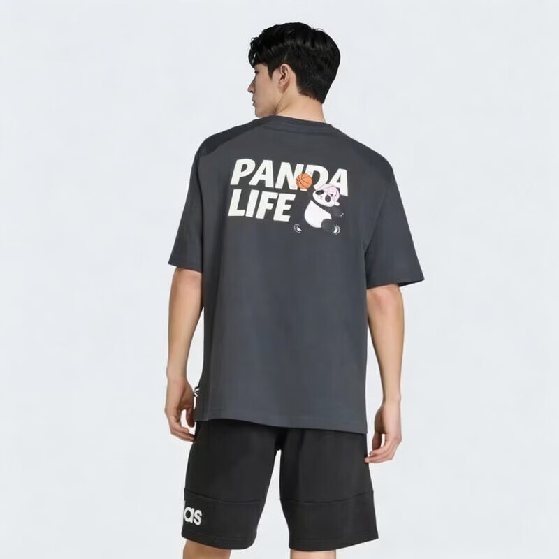 Adidas Sports Style Series Men's M PANDA C HP T Short Sleeve T-Shirt KB4852 Black M 2