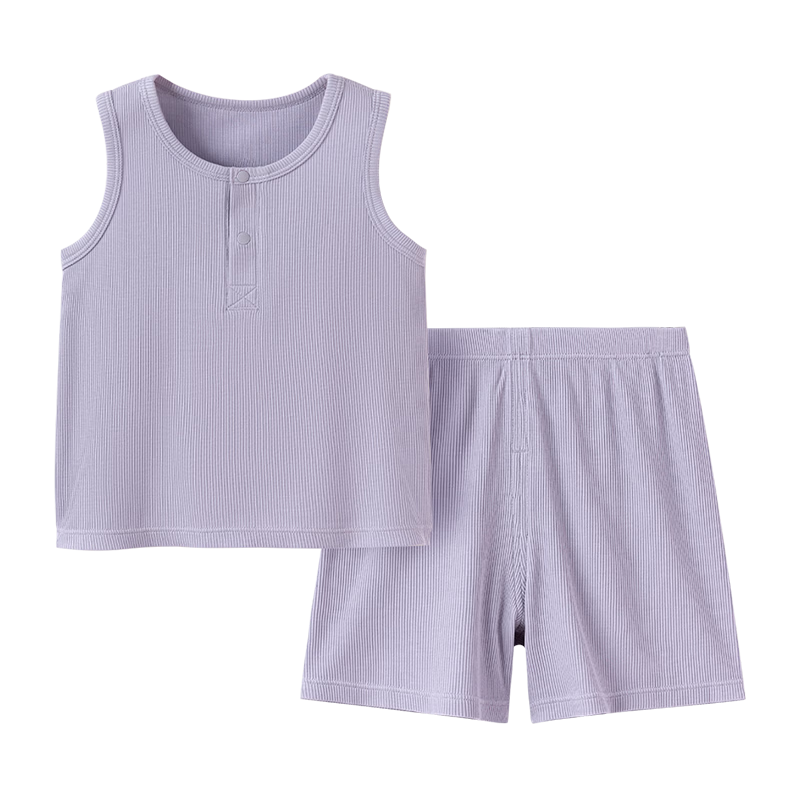 Babylove Baby Summer Breathable Modal Tank Top and Shorts Set Toddler Boys Girls Sleepwear