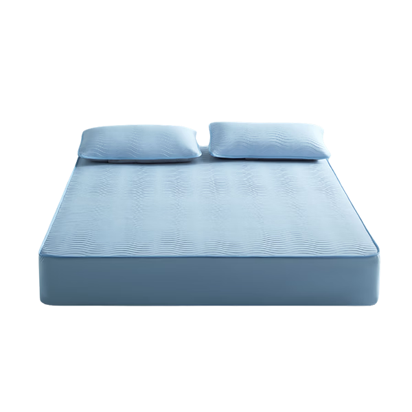 MLILY Fitted Sheet Baby-Friendly A-Class Ice Silk Cooling Full Coverage Mattress Protector 1.5m x 2m