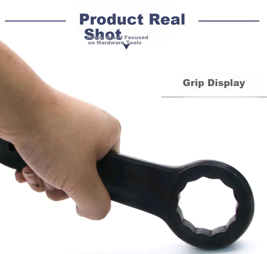Zhangchengjinggong (The Great Wall) Impact Plum Wrench, Industrial-Grade Heavy-Duty Single-Head Plum Wrench Tool, 32mm, 311532 2