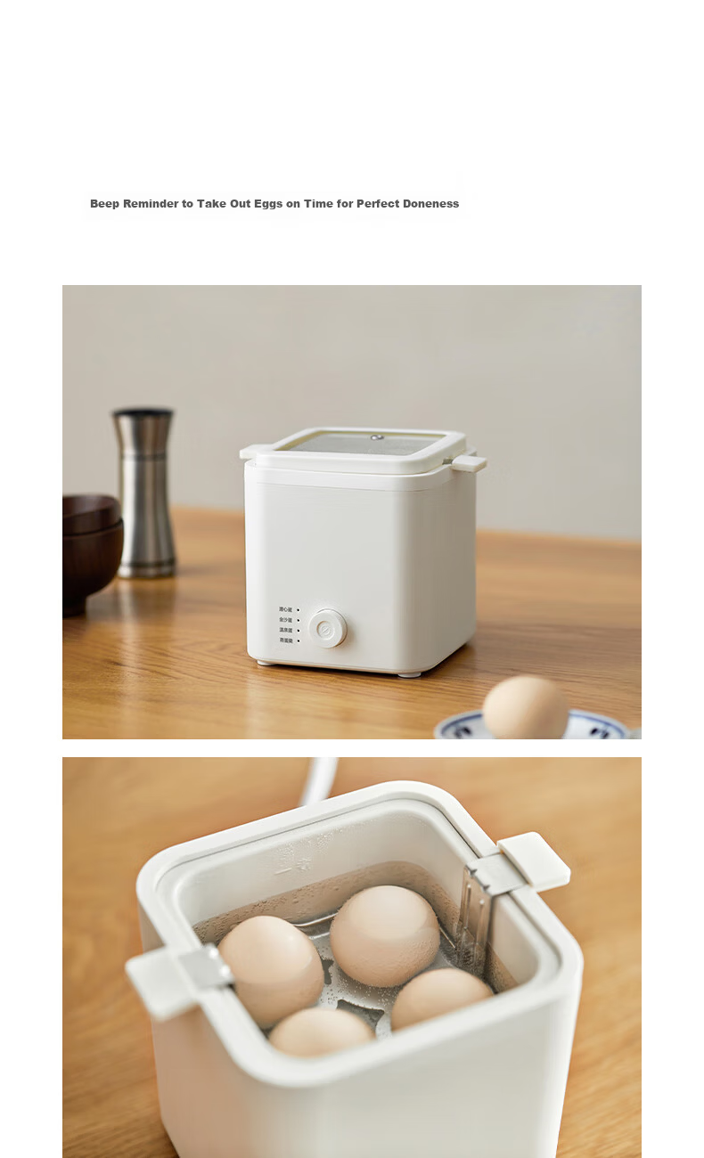 Olayks Instant Egg Cooker Smart Timer Auto Power-Off Mini Electric Egg Steamer with Stainless Steel Steaming Bowl for Home Use 17