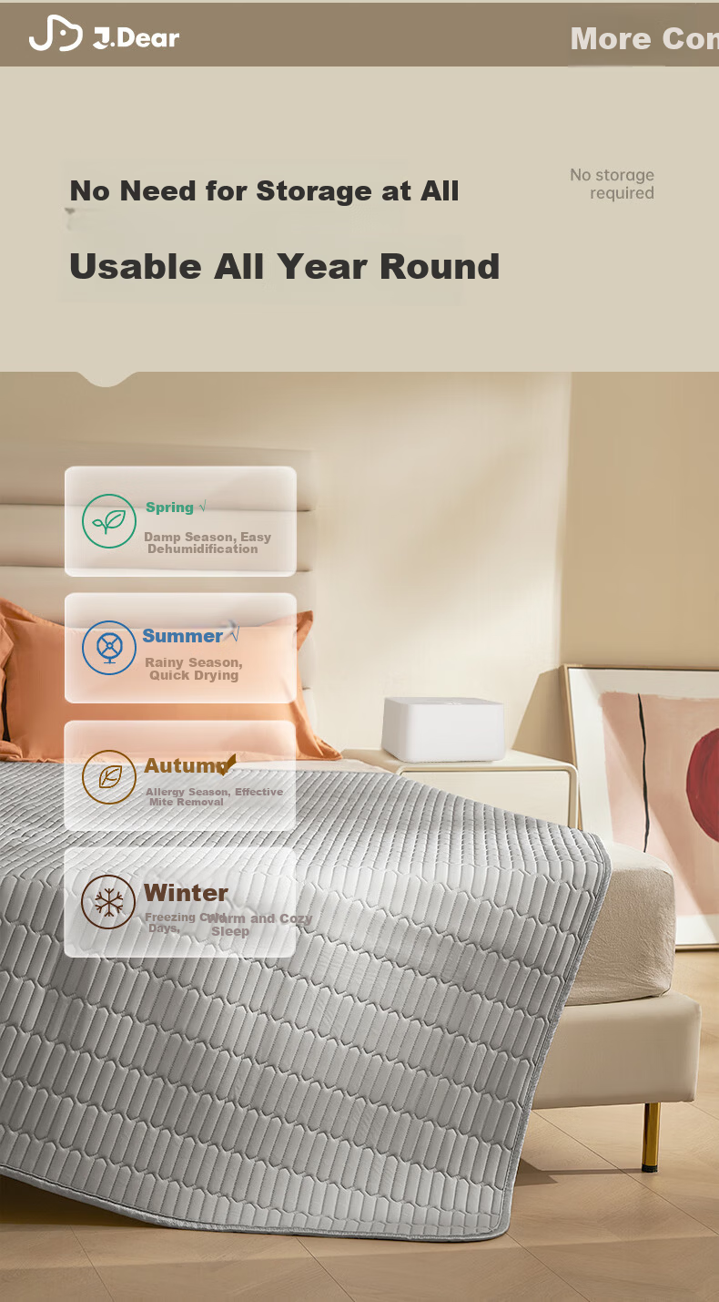 Huanding x JDear JD.com Co-branded High-Temperature Power-Off Warm Spring Double Water Heating Blanket 1.8*2.0m 16