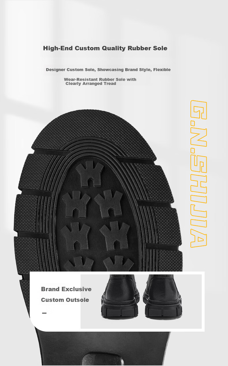 Bull Family [Zhang Ruoyun Same Style] Men's Martin Boots Snow Boots Winter Fleece Thickened Warm High-top Cotton Work Boots 4
