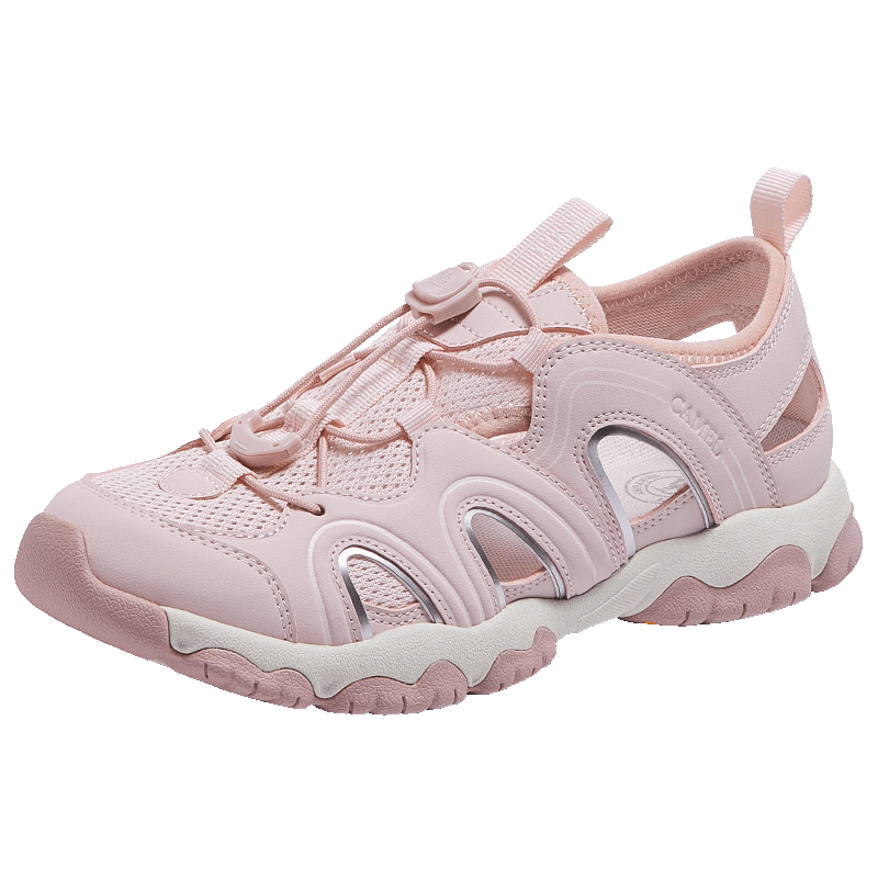 CAMEL Women's Outdoor Hollow Breathable Casual Hiking Sandals L26M076005 Pink Size 36
