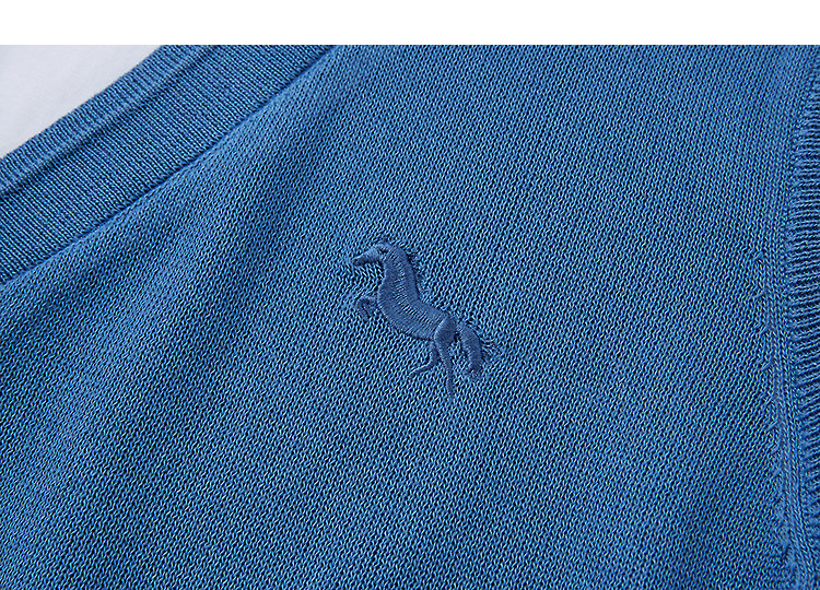 Demana [Light Oxygen Lyocell] Spring Cute Pony Embroidered Sweater Color-block Decorative Button Slimming Knitwear for Women 13