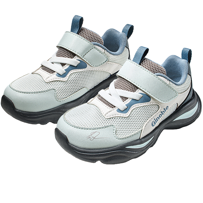 Ginoble Children's Walking Shoes 2026 Summer Italian Series Mesh Shoes for Ages 1-5 GW1882 Peach Pink