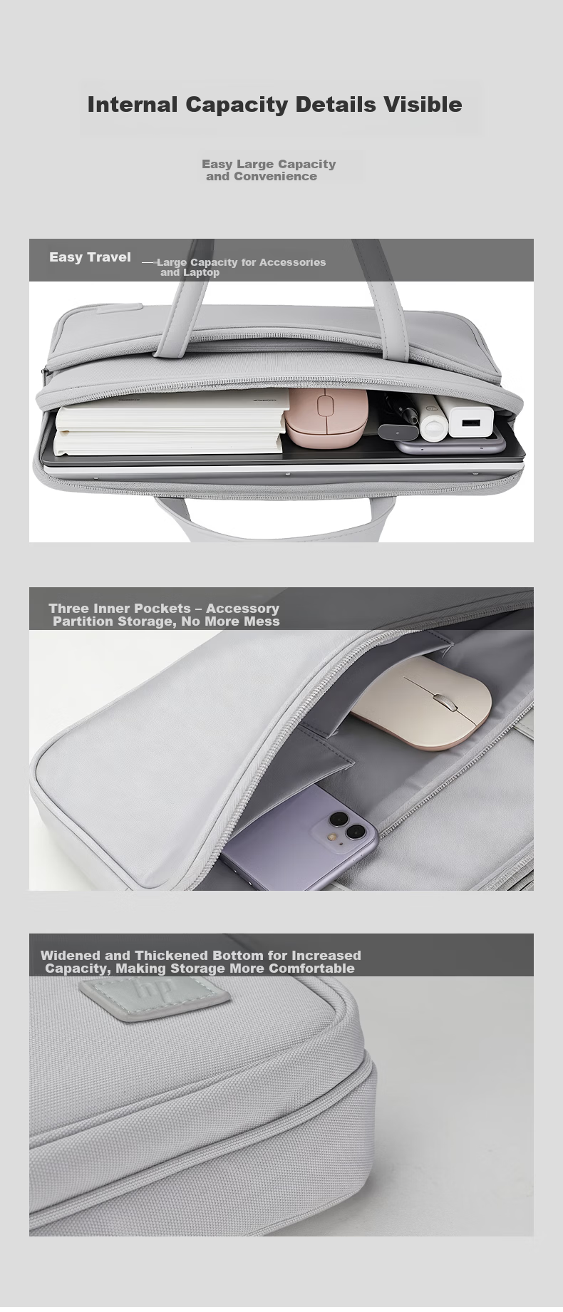 HP 16-inch Laptop Bag Business Lightweight Travel Notebook Bag 2