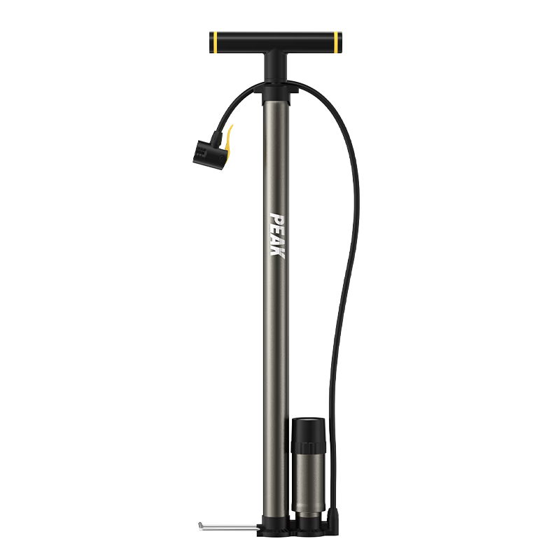 Peak Air Pump Inflator High-Pressure 160psi Dual Boost with Pressure Gauge for Bicycle Motorcycle Electric Vehicle Football Basketball