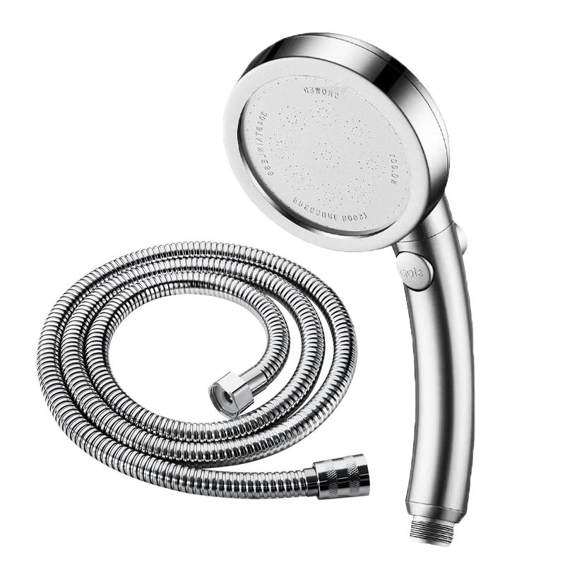 MUGE Bathroom High-Pressure Shower Head Set with Large Pressurized Rotatable Handheld and Overhead Dual-Use Rainfall Shower Panel