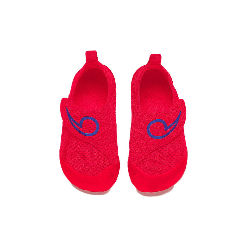 BOBDOG Kids Gold Label Barefoot Baby First Walking Shoes Non-slip Soft Sole Breathable Thin Sole Pre-walking Shoes Red Size 19
