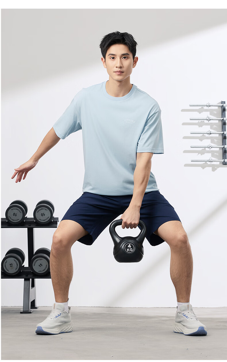Jordan Men's Sports Short Sleeve T-Shirt 2026 Summer New Lightweight Comfortable Breathable Casual Cotton Tee 13