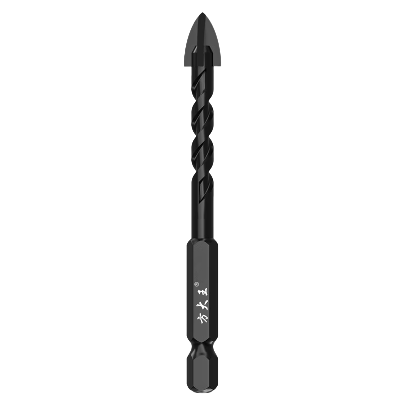 Fang Da Wang 12mm 3-Piece Four-Flute Spiral Drill Bit Set Universal Hex Shank Sharp and Wear-Resistant Fast Drilling