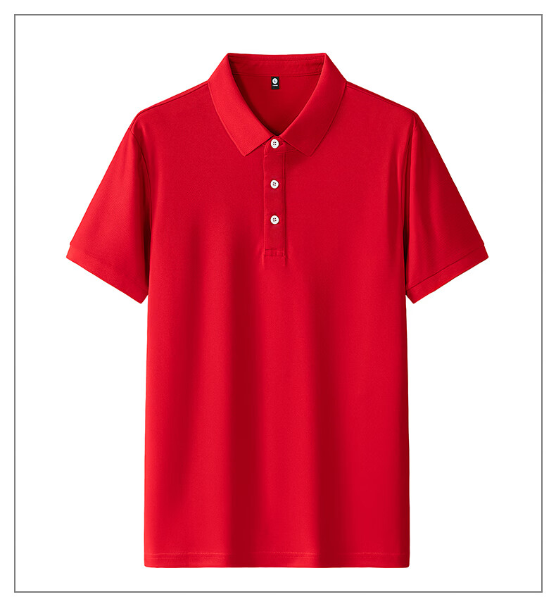 ROMON Short Sleeve Polo Shirt Summer 210G Cotton-Like Pique Mesh Breathable Ice Cool Fashion T-Shirt Casual Base Layer 8