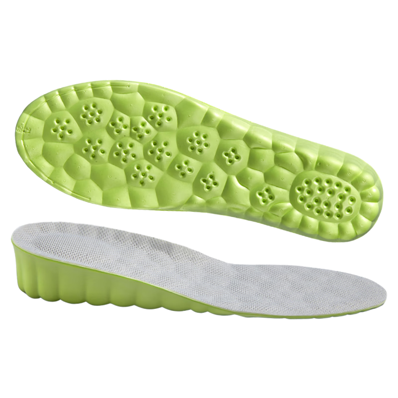 Energetic Posture Correction Popcorn Height Increasing Insoles for Men and Women, Sweat-Absorbing, Odor-Resistant, Invisible Soft Elastic Insoles for Long Standing, 3.5/4142