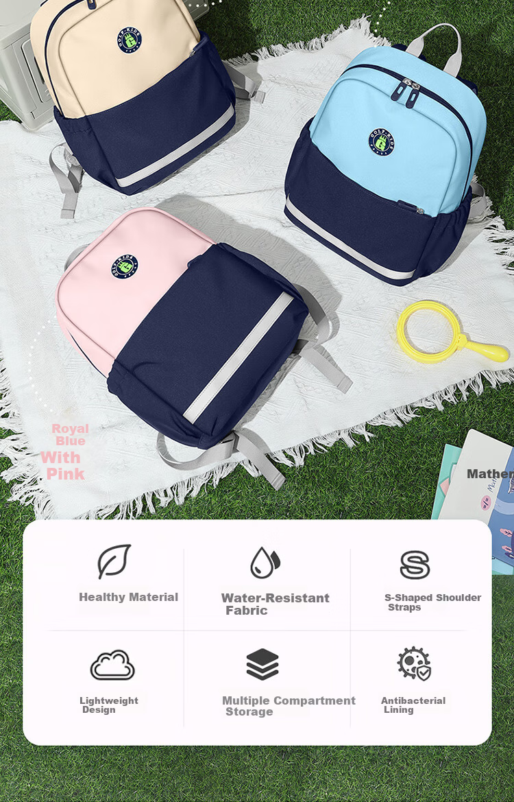 GOLF Kids Lightweight School Backpack Elementary Student Outdoor Unisex Travel Sports Bag High-Value Lightweight Design 3