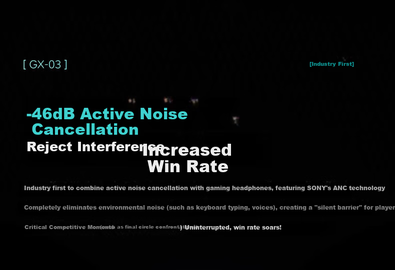 KINYO 2026 New Active Noise Cancelling Wireless Bluetooth Gaming Headset Over-Ear FPS 2.4G Wired Desktop Computer Earphones Gift 10