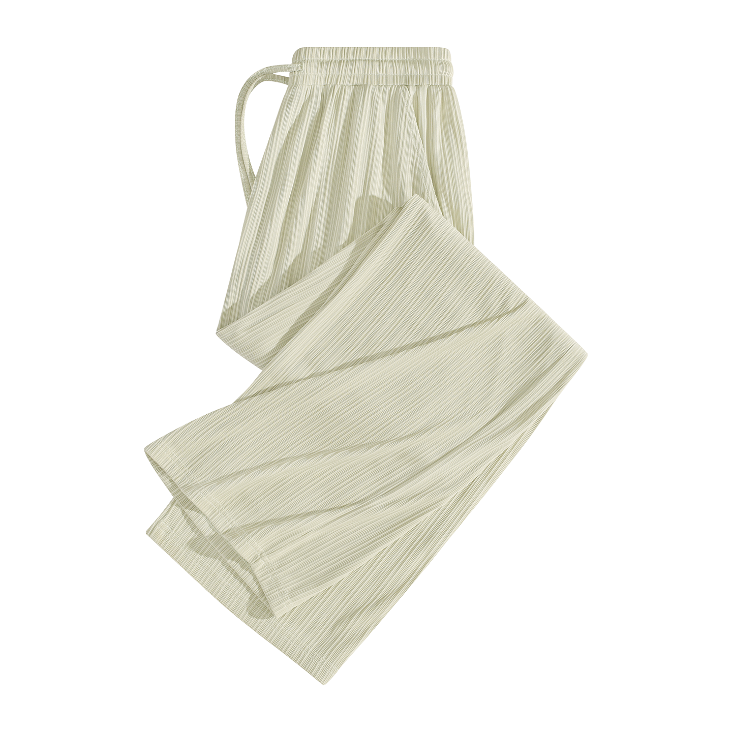 MINISO Women's Ice Silk Pants Summer 2026 New Lightweight Straight Wide-Leg Long Pants Petite Casual Versatile Mosquito-Repellent Trousers