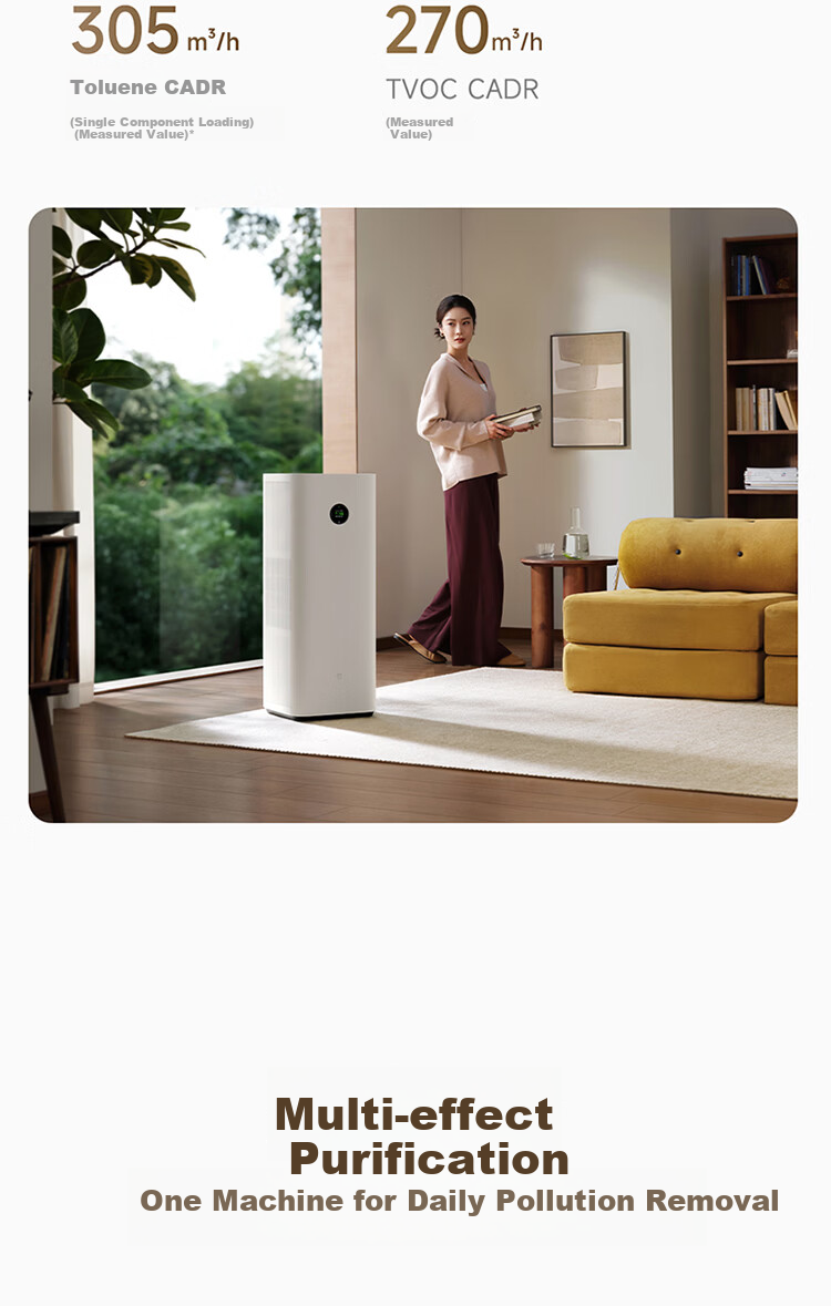 Mijia Xiaomi Air Purifier 5 Pro, Home Use, Removes Formaldehyde, Bacteria, And Allergens 9