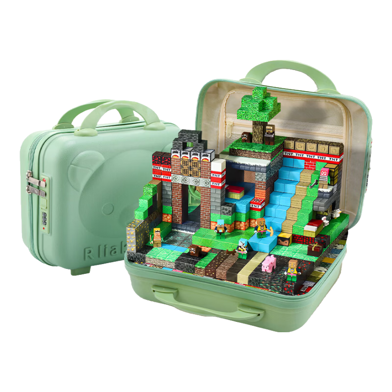 LIVING STONES Minecraft Magnetic Building Blocks Magnetic Iron Bricks Construction Toy for Kids Ages 3-6-12 Boys and Girls Children's Day Gift