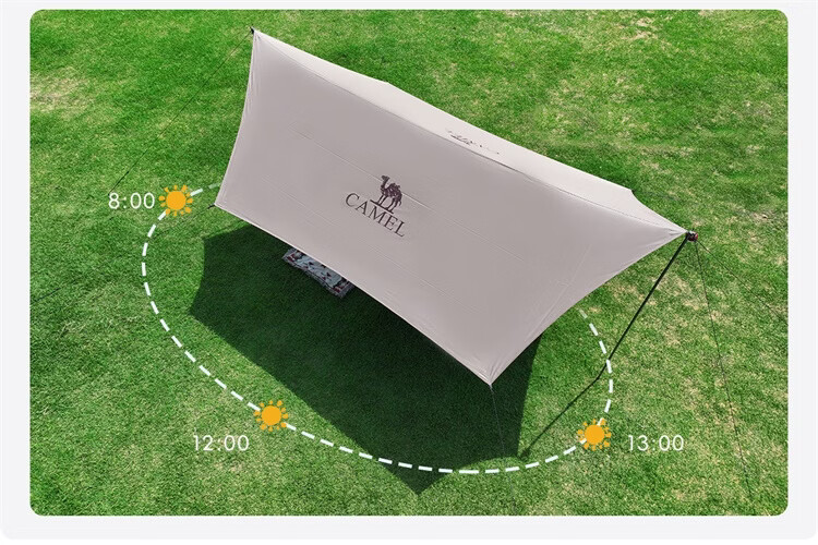 CAMEL Black Vinyl Canopy Tent Camping Shelter Easy Quick Setup Lazy Beach Sunshade 2025 New Model 1