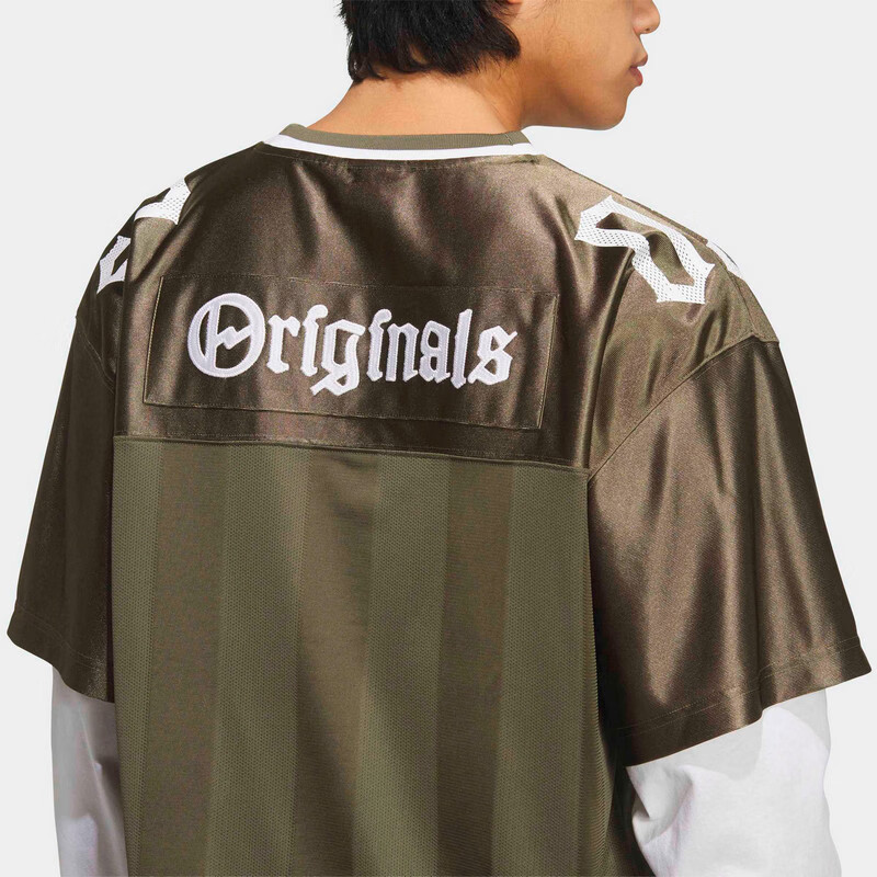 Adidas Originals Men's OG M 2IN1 JRSY Long Sleeve Top KS5329 Forest Green L 6
