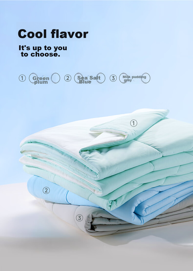 8H Class A Antibacterial Double-Sided Cooling Comforter for Summer, Coolness Rating 0.3, Cooling Quilt, 1.5*2m, L5 Gray 17