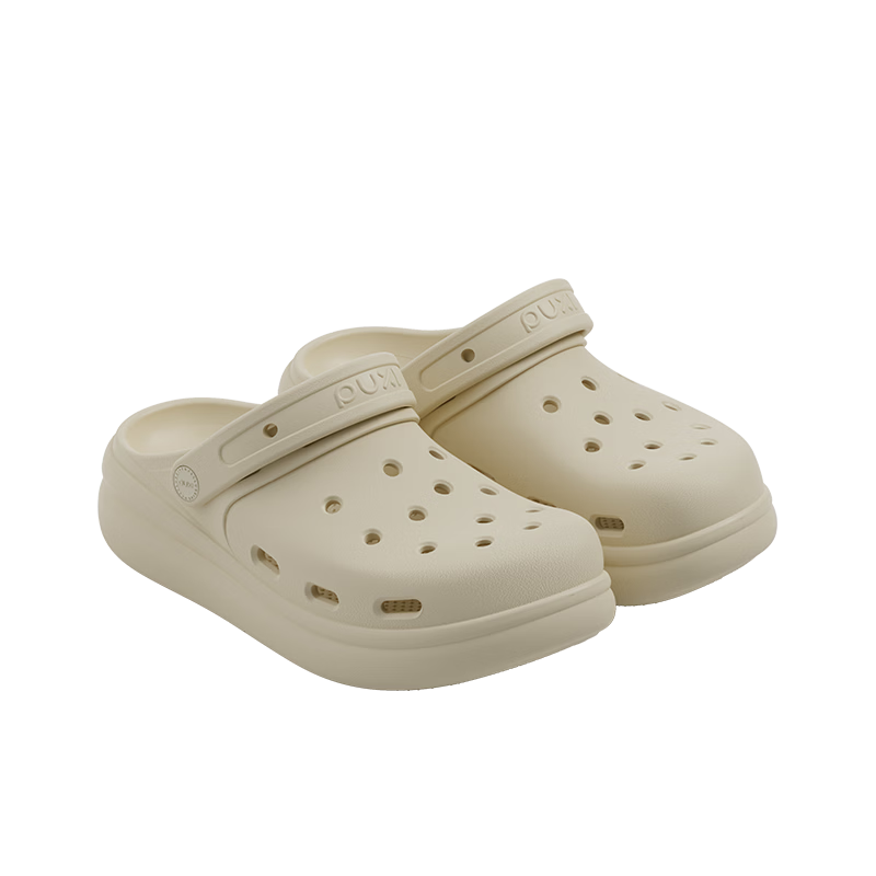 Puxi Cloud Hollow Shoes Women's Summer Outdoor 2026 New Breathable Soft Sole Sandals Unisex Light Sand Color Size 35-36