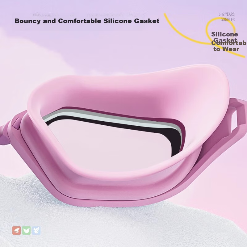 JEEP Kids Swimming Goggles Boys Waterproof Anti-Fog HD Youth Girls Swim Glasses Sea Salt Ice Blue 300°