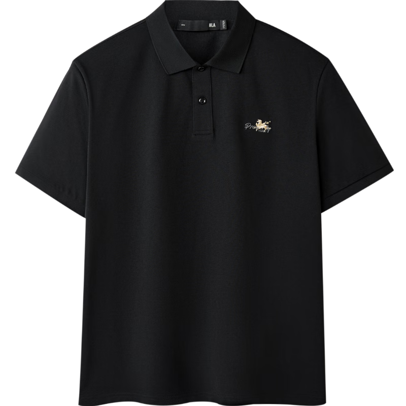 HLA Hailan Home Men's Short Sleeve Polo Shirt 26 New Year of the Horse Dunhuang Series Cooling Short Sleeve Summer Shirt