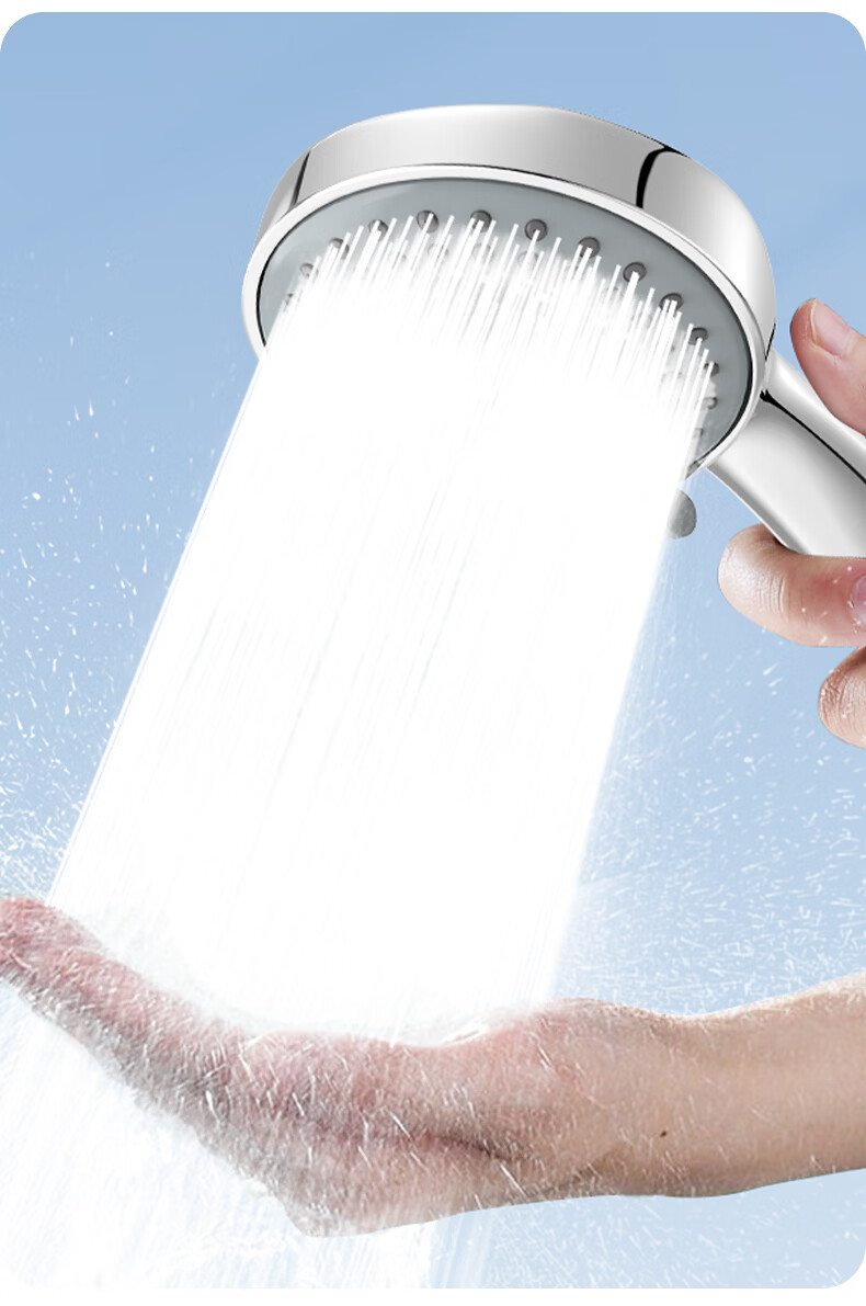 Haili Bathroom Large Hole Shower Head Shower Heater High Flow Handheld Shower Head Universal 09953 10
