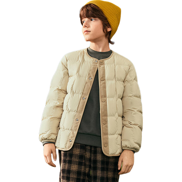 Balabala Kids Lightweight Down Jacket Boys Girls 2025 Parent-Child Winter Coat [Mall Same Style] 202425107204