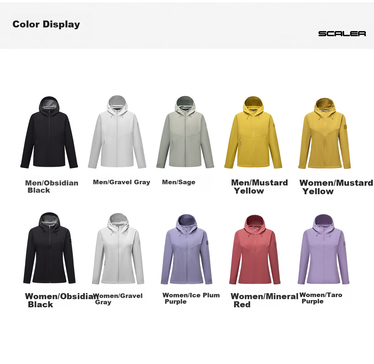SCALER Outdoor Softshell Jacket Unisex Windproof Warm Liner Mountaineering Hiking Coat F2916D31 26