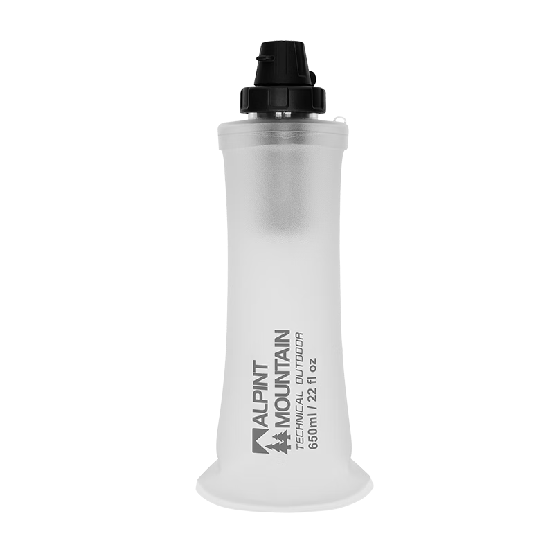 ALPINT MOUNTAIN Elmont TPU Soft Water Bottle Purifier Ultra-Light Portable Foldable Filter Water Bag Outdoor Emergency Water Purifier Bottle