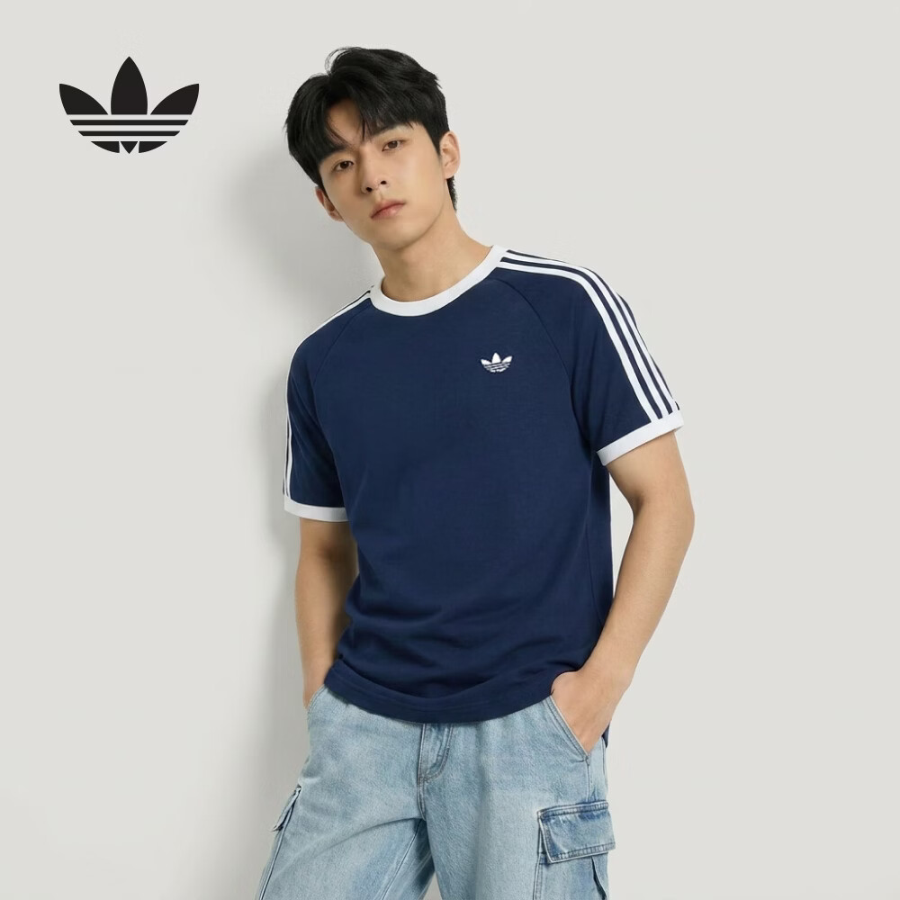 Adidas Originals Men's 3S TEE Short Sleeve T-Shirt HZ9634 Dark Indigo XL 1