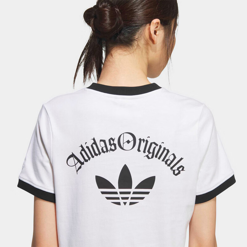 Adidas Originals Women's OG W TEE SS 2 Short Sleeve T-Shirt KT3060 White XS 6