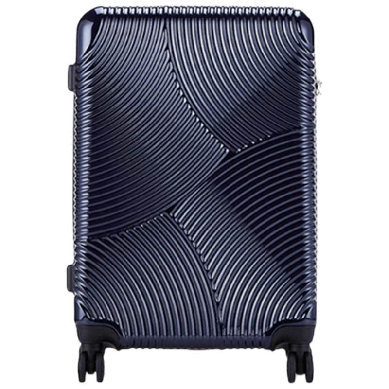 Diplomat TC-612TM Matte Blue 20-inch Unisex Travel Luggage Suitcase with Combination Lock