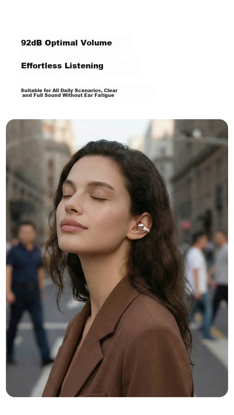 MOVA TPEAK Clip Pro Clip-On Earphones Wireless Bluetooth Cloud Sensor C Bridge AI Assistant Real-Time Translation Star Gold Luxury High-End Gift for Men and Women 14