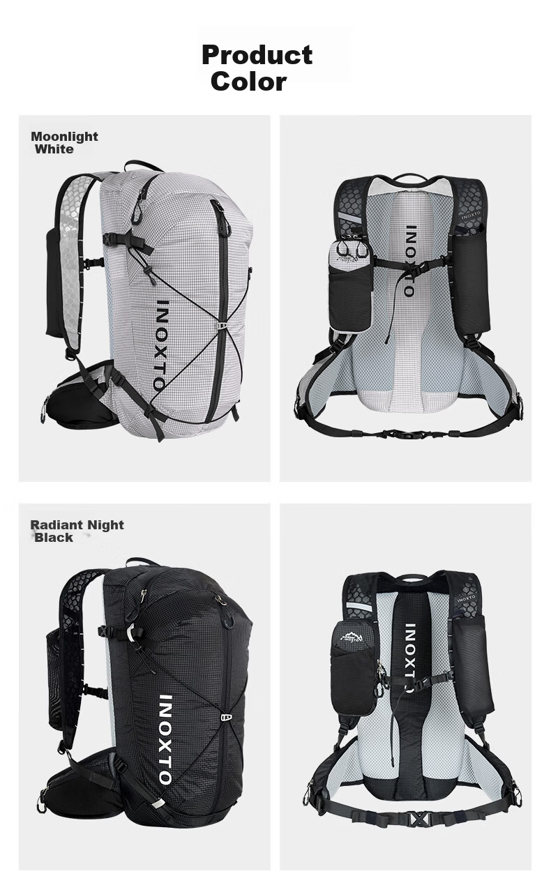 INOXTO 20L Lightweight Backpack - Lightweight Comfortable Breathable Outdoor Hiking Urban Cycling Bag 617 Twilight Purple 4