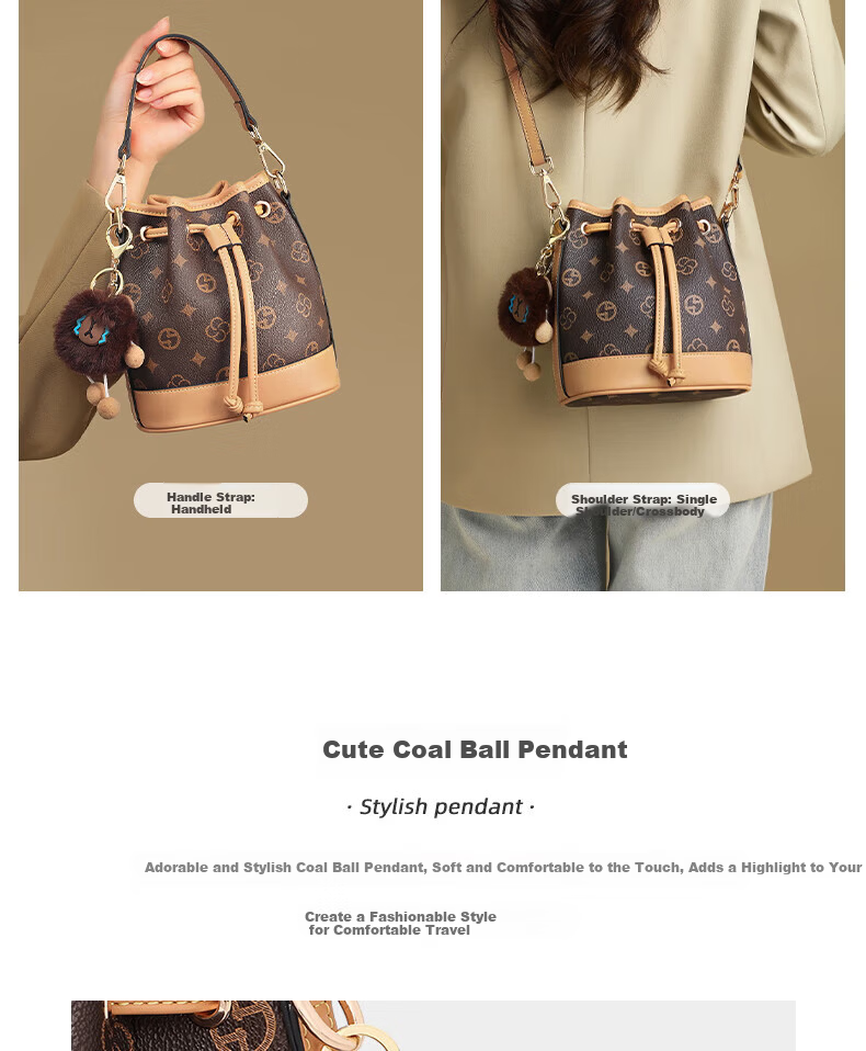 Love Sea Crossbody Bag Women's Shoulder Handbag Large Capacity Chic Luxury Birthday Gift for Girlfriend Wife 10