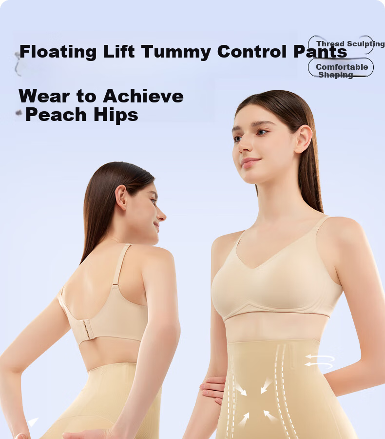 GRACEWELL High Compression Tummy Control Shaping Waist Trainer Hip Lifting Postpartum Body Shaping Pants Black XL 1