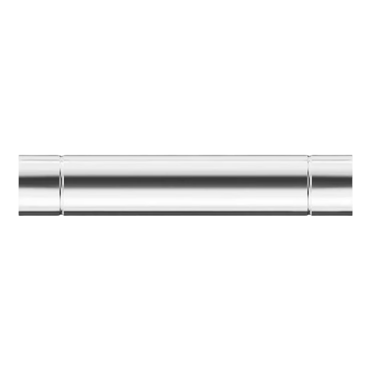 Beishi Stainless Steel Smoke Pipe Forced Exhaust Gas Water Heater Extension Pipe Chimney Pipe Accessories Diameter 60mm Length 30cm Straight Pipe