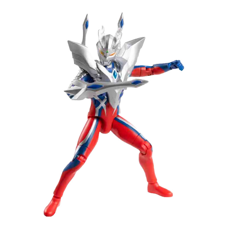 Bandai Ultraman Children's Toy Boys Birthday Gift Sound-Activated Super Poseable Ultimate Zero Set 67771