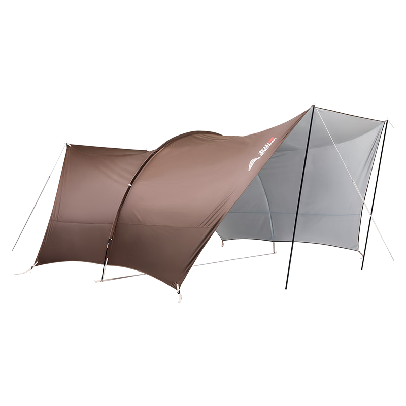 Beishanlang Camping Silver-Coated Extra Large Canopy Outdoor 8-10 Person Sunshade Tunnel Car Tail Tent ZL0100