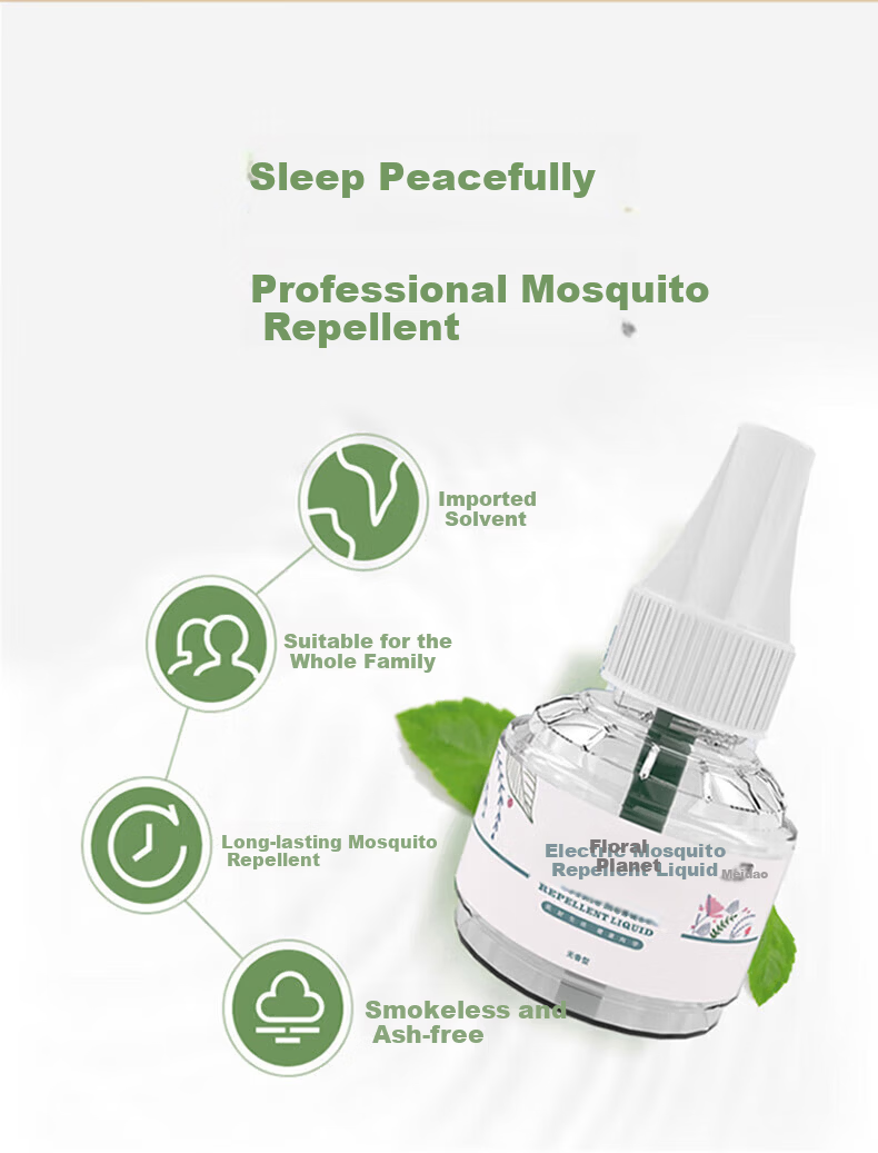 Benbenma BD01 Ultrasonic Electric Mosquito Repellent Mosquito Killer Night Light Green 5