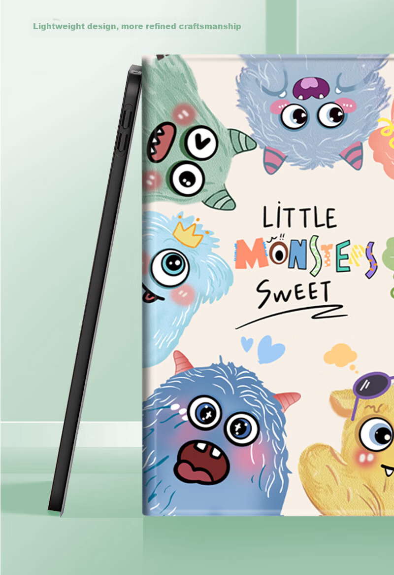 Seehan Protective Case for vivoPad5/5e/3 2025 Model 12.1-inch Universal iQOOPad5/5e/2 Tablet Full Coverage Shockproof Cute Cartoon Design 1