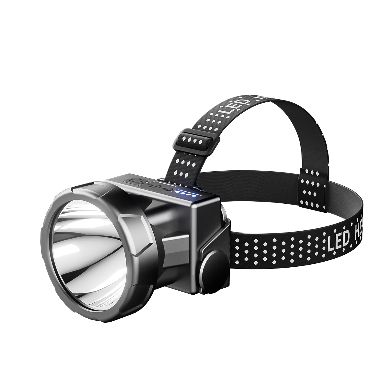 Dexu Headlamp High Brightness Long Battery Life Outdoor Night Fishing Mountaineering Super Bright Lightweight Compact Head-Mounted Light