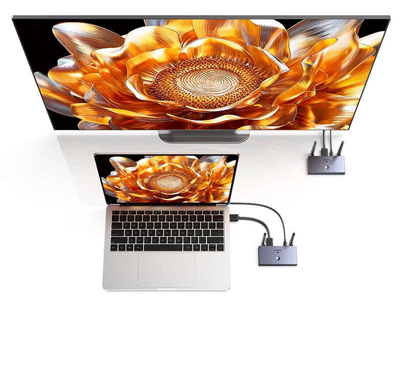 Ugreen HDMI Wireless Screen Mirroring Device HD Conference Multi-Receiver Compatible with Laptop Desktop TV Projector 100m Transmission Single Receiver 75532 14