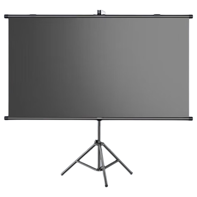 Asike Projection Screen, 100-Inch High-Gain Anti-Light Gray Soft Screen, Frameless Wall-Mounted Dual-Use, Supports 4K HD 3D Projection, 16:9 Reflective Anti-Light Screen, Portable