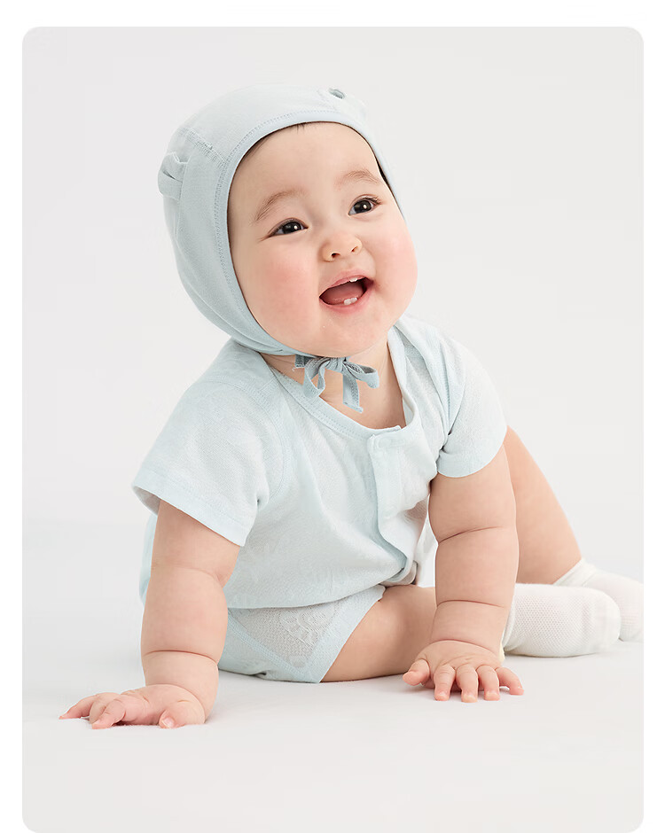 Balabala【balaOne】Baby Romper Infant Jumpsuit 2026 Fresh Natural Simple Cute 11